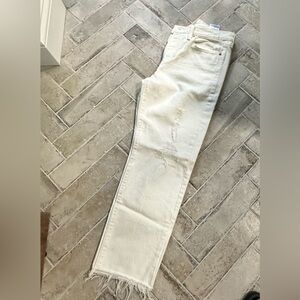 Levi wedgie white straight leg 28